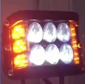 Dahua Side Shooter LED Pod Lights With Strobe Dual Side Blue DRL Flood Spot Driving Work Lights