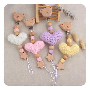 Clips <span class=keywords><strong>de</strong></span> <span class=keywords><strong>Chupete</strong></span> Neutral para Bebé, Clip <span class=keywords><strong>de</strong></span> Soporte <span class=keywords><strong>de</strong></span> <span class=keywords><strong>Chupete</strong></span> Neutral, Hilo <span class=keywords><strong>de</strong></span> <span class=keywords><strong>Lana</strong></span> con Corazón <span class=keywords><strong>de</strong></span> Amor, Clips <span class=keywords><strong>de</strong></span> Madera Suave, Regalo <span class=keywords><strong>de</strong></span> Cumpleaños <span class=keywords><strong>de</strong></span> Bebé - Product Image 1