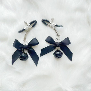Adjustable bell-shaped nipple clamp with <b>bow</b> for men and women, suitable for adult use, including breast clamps, vaginal - Product Image 4