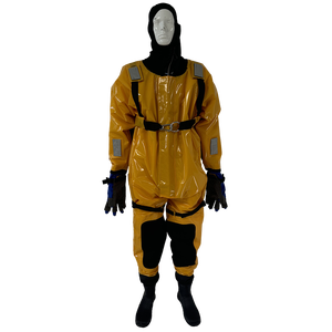 Combinaison de sauvetage sur glace en TPU avec bandes réfléchissantes multiples, conception thermique intégrée, fermeture éclair étanche - Product Image 2