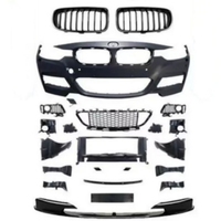 Kit carrosserie F30 pour BMW Série 3 Pare-chocs avant avec pare-chocs avant, jupes latérales, pare-chocs arrière et diffuseur Pièces automobiles pour un look M Sport