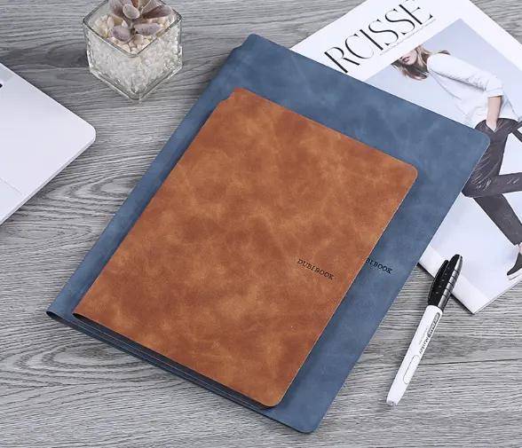 Commercio all'ingrosso A4 intelligente cancellabile Notebook con penna cancellabile riutilizzabile magnete PET carta rilegatura in pelle PU copertina Planner Board