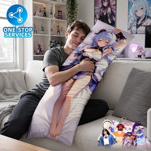 Fundas <span class=keywords><strong>de</strong></span> Almohada Corporal Largas con Estampado Personalizado <span class=keywords><strong>de</strong></span> <span class=keywords><strong>Anime</strong></span> Vtuber Sakamata, Chica Linda - Product Image 1