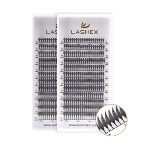 Lashex NOUVEAU 3D Anime Tour Cils Plateaux 0.05 0.07 C CC D Curve Nouvelle Tendance Anime Premade Fan Lashes Anime Elf Eyelash Extensions - Product Image 6