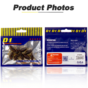 Señuelo de Pesca Artificial de Plástico Suave D1, 30 mm, 1.1 g, Cuerpo Hueco, <span class=keywords><strong>para</strong></span> <span class=keywords><strong>Pescar</strong></span> Lubina, Trucha y Perca - Product Image 6