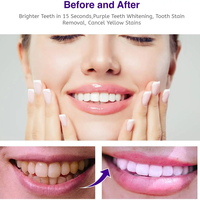 Dentifrice Violet Blanchissant Anti-Taches pour Dents Sensibles, Saveur Menthe, Nettoyage en Profondeur, Sérum Blanchissant, Marque Privée, Vente en Gros