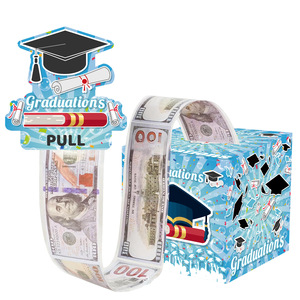 Boîte Cadeau Surprise DAMAI pour la Remise des Diplômes, Boîte Cadeau Explosive pour l'Argent, Boîte Cadeau Argentée Bleue et Dorée, Idée Cadeau Argenté pour la Remise des Diplômes - Product Image 3