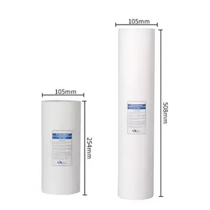 PP Yarn 10 inch 20 inch Jumbo PP Melt Blown Filter Cartridge For household water purifier