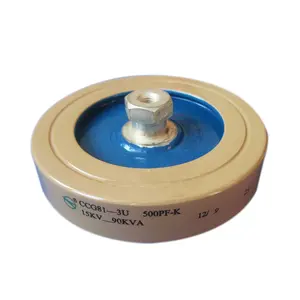 Condensatore ceramico ad alta tensione ad alta frequenza NA CCG81-3U 500PF-K 15KV 90KVA per condensatore