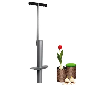 Durevole Mams strumenti per fioriera a bulbo con manico lungo e fioriera per bulbo di cipolla Plugger per verdure - Product Image 1