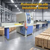 Scie à découper le bois horizontale électronique de haute précision, à commande PLC, alimentation automatique, scie à découper le bois CNC