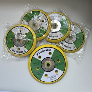 Coussinets de support de disque abrasif 4 pouces 5 pouces 6 pouces 5/16 pouces avec 24 crochets et boucles de filetage Coussinets de roue abrasifs - Product Image 6