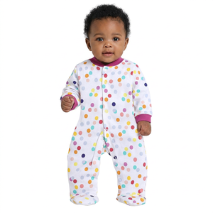 Fournisseur de vêtements pour bébés haut de gamme, fabricant de bodys bio personnalisés pour nourrissons, vente en gros de barboteuses pour bébés, barboteuses en coton pour bébés - Product Image 1