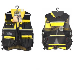 Working <strong>Carpenter</strong> Electrician Multifunctional Toolkit Vest Overalls <strong>Tool</strong> <strong>Belt</strong> Pack Oxford Cloth Jacket Safety Apron OEM - Product Image 3
