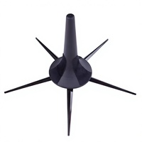 Foldable Five-Legged Small Instrument Stand Vertical Rack Plastic Woodwind Instruments Portable Placement Display Stand Boxed