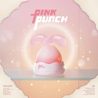 Vibrateur lapin PINKPUNCH pour femmes, jouets sexuels, stimulateur, jouets pour adultes, vibrateur lapin, jouets sexuels pour femmes