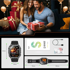 1400mAh Battery Sports Watch AK86 Heart Rate Monitor Health Tracking Sport Fitness Smartwatch Reloj Intelligente with Flashlight - Product Image 5