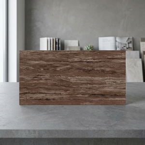 Pine Choco Wood Look Porcelain Tiles 60x120cm Glossy Ceramic Flooring for Contemporary Interiors - Product Image 4