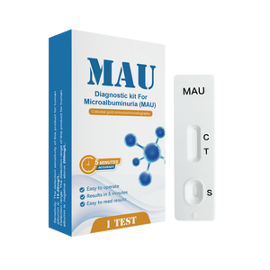 Kit de diagnostic d'immunochromatographie à l'or colloïdal pour la microalbuminurie (MAU), kit de test rapide - Product Image 2