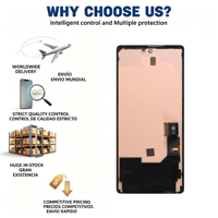 Écran de téléphone pour Google Pixel 6A, écran OLED, écran tactile LCD, écran de remplacement pour téléphone portable, combo d'écrans LCD, Pantalla