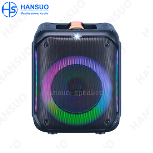 HANSUO HS-TS08M3-1 популярная звуковая панель 8 дюймов 40 Вт звуковая панель караоке Бумбокс небольшой портативный светодиодный динамик аудиосистема для домашнего кинотеатра - Product Image 1