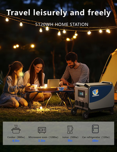 สถานีไฟฟ้าพกพา Pro-Grade 3000W 5000W 7000W รองรับพลังงานแสงอาทิตย์ ช่องต่อ AC ระบบ MPPT ใช้กับรถยนต์ได้ สำหรับจ่ายไฟฉุกเฉิน แบตเตอรี่ LiFePO4 - Product Image 4