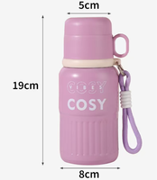 Bouteille isotherme en acier inoxydable, gourde anti-fuite grande capacité, thermos portable pour les voyages en extérieur