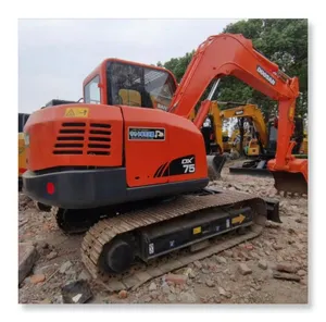 Doosan DX75 used Excavator 7-ton class of classic small digging products DX75 second-hand excavator on low price sale