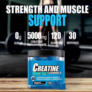 Creatina monoidrato Gummies <span class=keywords><strong>BCAA</strong></span> Pre-allenamento Gummies aumento di peso palestra integratore per adolescenti - Product Image 2