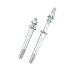 Hot-Dip mạ kẽm Pin thép cách điện trên không dòng sắt phụ kiện sửa chữa Phần cứng cho sứ chai - Product Image 4