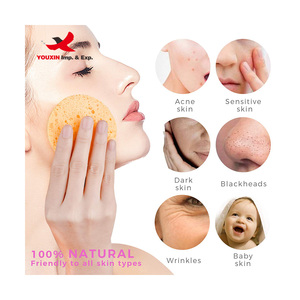 Vente en gros de 50 éponges nettoyantes pour le visage, éponges de maquillage à compression unique, éponge de beauté circulaire compressée - Product Image 4