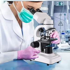 <span class=keywords><strong>Microscopio</strong></span> compuesto 40X-2500X <span class=keywords><strong>Microscopio</strong></span> biológico LED dual Ventas calientes <span class=keywords><strong>Microscopio</strong></span> binocular <span class=keywords><strong>con</strong></span> etapa mecánica de doble capa - Product Image 1