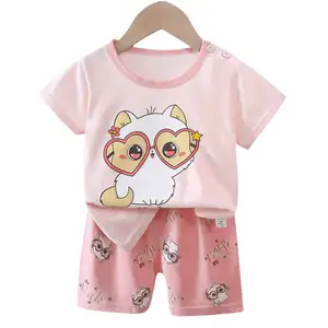 Hot Selling Cotton Minnie Girls Sleepwear Children Pajamas High Quality