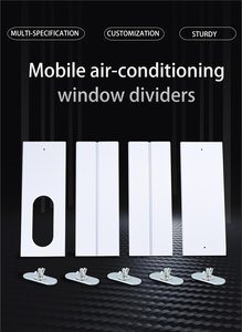 Ensemble d'évent de courant alternatif manuel Portable pour la maison Kit de joint de fenêtre de climatiseur <span class=keywords><strong>Mobile</strong></span> universel avec 150mm - Product Image 4