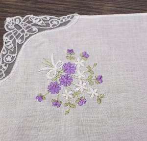 Meilleures ventes de serviettes Vintage <span class=keywords><strong>en</strong></span> coton pour femmes, mouchoir brodé <span class=keywords><strong>en</strong></span> dentelle papillon fleur, <span class=keywords><strong>tissu</strong></span> assorti, Portable dame, 2019 - Product Image 4