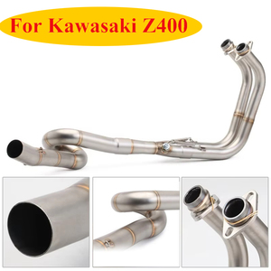 Sistema de Escape Deslizable para <span class=keywords><strong>Kawasaki</strong></span> Z400 <span class=keywords><strong>Ninja</strong></span> 400 2017-2022, Tubo de Conexión Intermedio para Motocicleta - Product Image 2