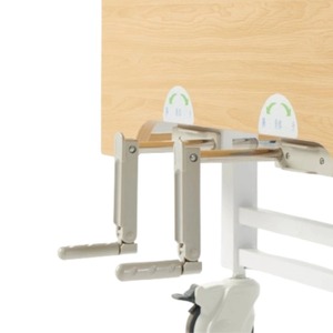 CM-MNB Hospital Bed Guardrail Stainless Steel Adjustable For Nursing Home Care Bed - Product Image 1