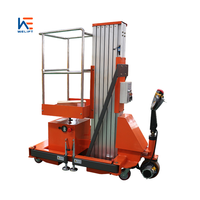 5M 6-16m hauteur de levage colonne d'échafaudage mobile extérieure ascenseur manlift en aluminium échelle plate-forme élévatrice