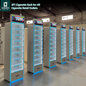 Exhibidor de Cigarrillos con Cerradura de Seguridad, Exhibidor de Tabaco con LED para Supermercado - Product Image 3