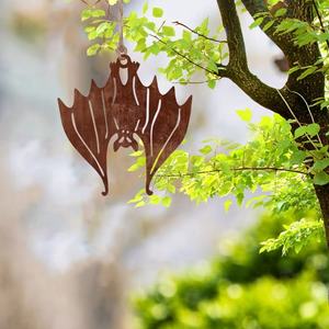 <span class=keywords><strong>Décoration</strong></span> murale en métal rouillé avec motif floral découpé, ornement rustique à suspendre pour l'<span class=keywords><strong>intérieur</strong></span> et l'extérieur, cadeau idéal pour les fêtes et les couples - Product Image 1