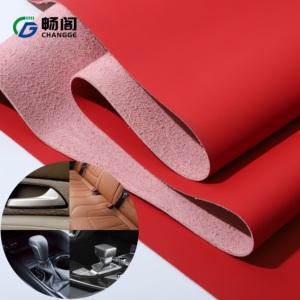 Cuir synthétique PU en microfibre écologique personnalisé, doux, à motif multi-grains, simili cuir pour sièges de voiture, intérieur automobile - Product Image 1