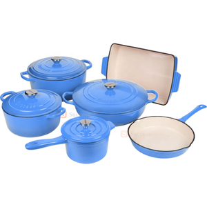 Batterie de cuisine en <span class=keywords><strong>fonte</strong></span> émaillée OEM <span class=keywords><strong>prix</strong></span> d'usine - Product Image 1