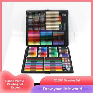 Set di Cancelleria Personalizzato da 258 Pezzi, Set di Penne per Disegno, Pastelli per Studenti, Set di Strumenti per Pittura con Logo Personalizzato - Product Image 3