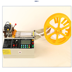 Display Screen Cold and Hot Tape Cutting <b>Machine</b> Leather Belt <b>Cutter</b> Automatic Zipper Roll Cutting <b>Machine</b> Mask Ear Strap - Product Image 5