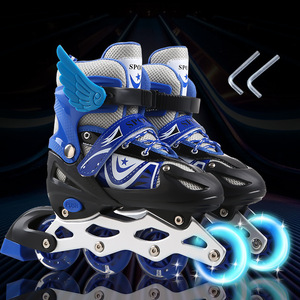 Patines en Línea Ajustables para Niños y Adolescentes EACH, con Ruedas de PVC y Soporte de Aluminio, Modelo YK-07 - Product Image 3