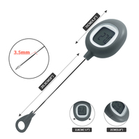 Termómetro de cocina LCD digital, medidor de temperatura de cocina y horno de plástico, artículos esenciales para el hogar