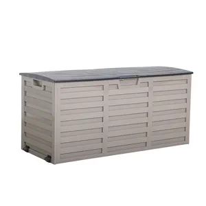 All Weather Large Outdoor Garden Storage Box Container With PP Rope