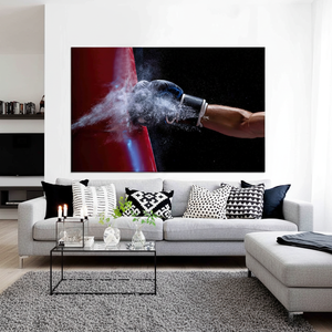 Boxing Canvas Art: Tempered Glass Man Cave Wall Decor,<b>WRAPPED</b> CANVAS - Product Image 3