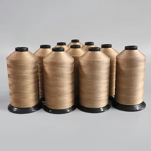 High Temperature Resistance PTFE Coated Fiberglass Sewing Thread For Heat Preservation Jacket