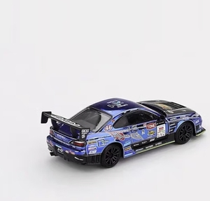 MINIGT 1:64 Nissan Silvia S15 n ° 46, modello di auto in lega, 857 - Product Image 3